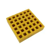 Interclamp yellow GRP floor grating panel